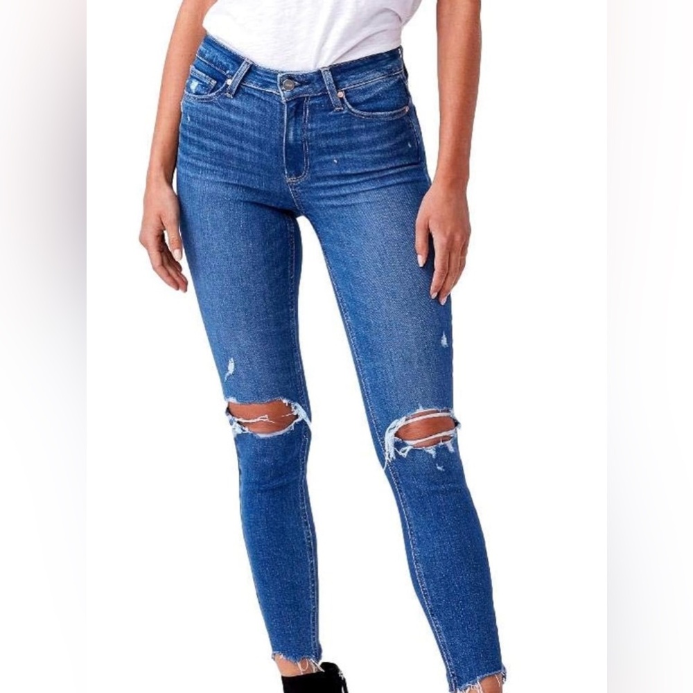 PAIGE Jeans Hoxton Transcend Vintage High Rise skinny ankle jeans size 25 NWT